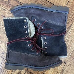 TIMBERLAND 6” SHEARLING BOOTS SIZE 12